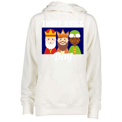 Three Kings Day Epiphany Gift Womens Funnel Neck Pullover Hood