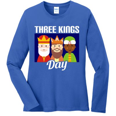 Three Kings Day Epiphany Gift Ladies Long Sleeve Shirt