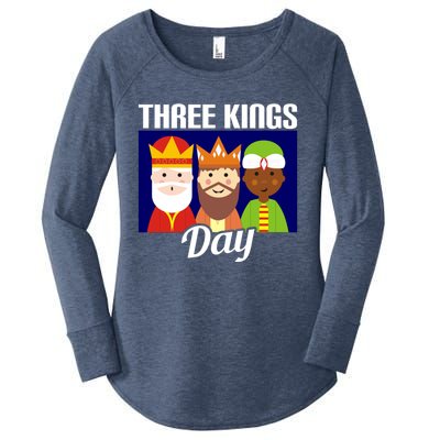 Three Kings Day Epiphany Gift Women's Perfect Tri Tunic Long Sleeve Shirt