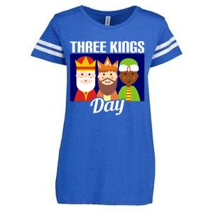 Three Kings Day Epiphany Gift Enza Ladies Jersey Football T-Shirt