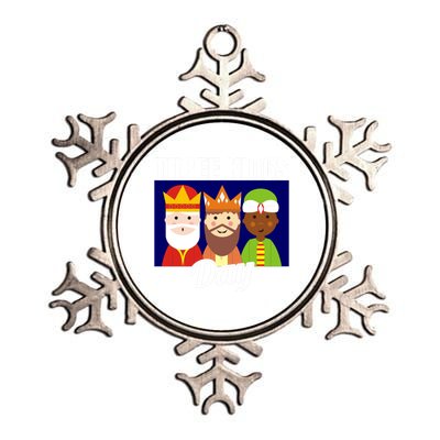 Three Kings Day Epiphany Gift Metallic Star Ornament