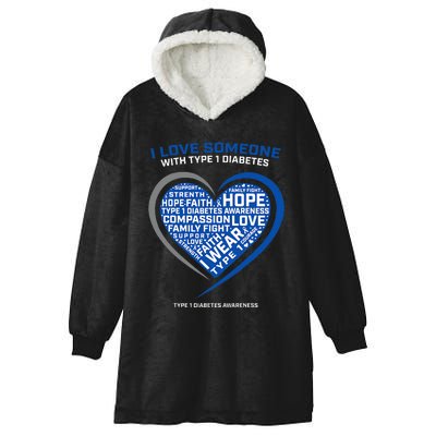 T1d Kids Diabetic Type 1 Diabetes Awareness Hooded Wearable Blanket