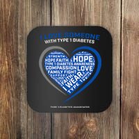 T1d Kids Diabetic Type 1 Diabetes Awareness Coaster