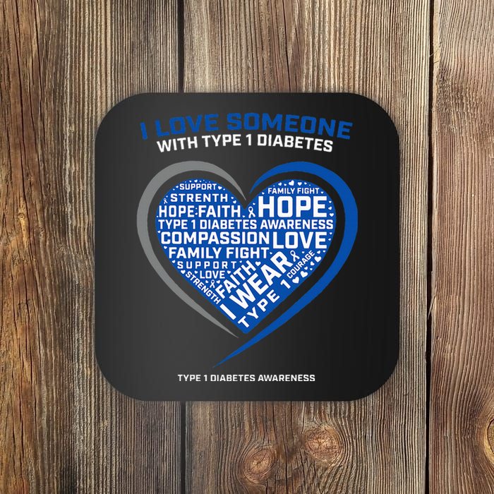 T1d Kids Diabetic Type 1 Diabetes Awareness Coaster