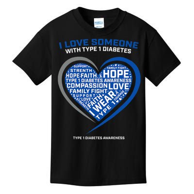 T1d Kids Diabetic Type 1 Diabetes Awareness Kids T-Shirt