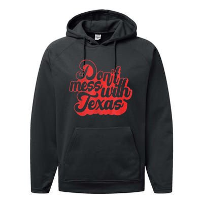 Texas KidsKids DonT Mess With The Texas Performance Fleece Hoodie