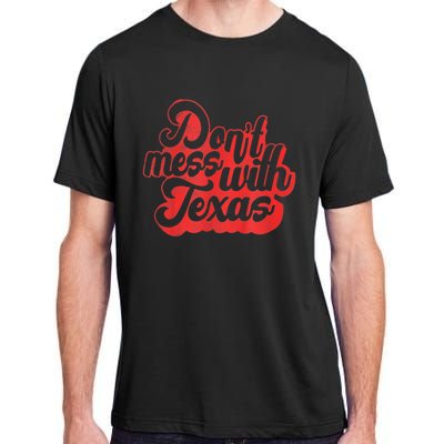 Texas KidsKids DonT Mess With The Texas Adult ChromaSoft Performance T-Shirt