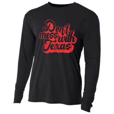 Texas KidsKids DonT Mess With The Texas Cooling Performance Long Sleeve Crew