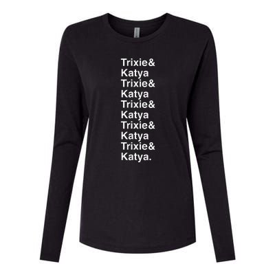 Trixie & K Drag Allstar Drag Queen Gift Womens Cotton Relaxed Long Sleeve T-Shirt