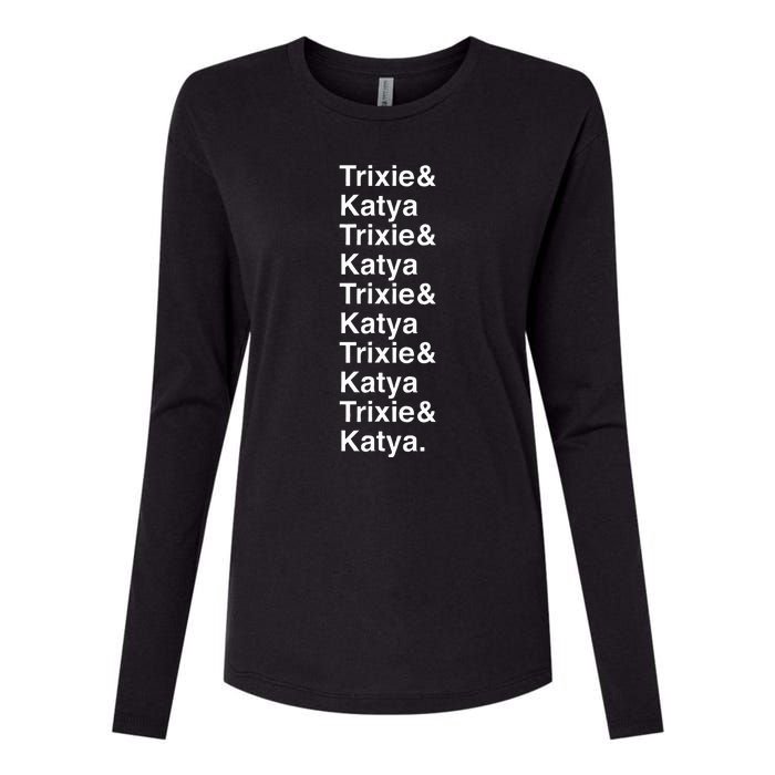 Trixie & K Drag Allstar Drag Queen Gift Womens Cotton Relaxed Long Sleeve T-Shirt