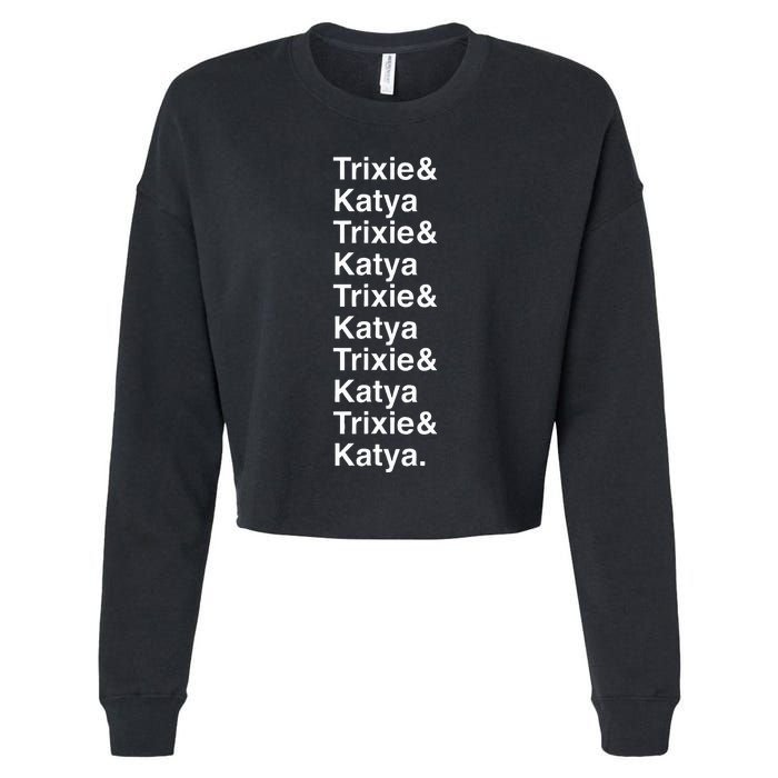 Trixie & K Drag Allstar Drag Queen Gift Cropped Pullover Crew