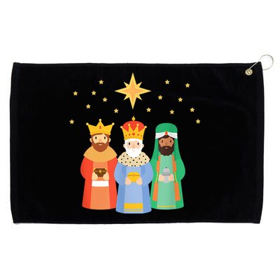 Three Kings Day Epiphany Celebration Christianity Grommeted Golf Towel