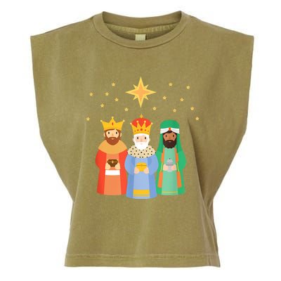 Three Kings Day Epiphany Celebration Christianity Garment-Dyed Women's Muscle Tee