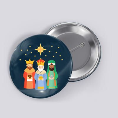 Three Kings Day Epiphany Celebration Christianity Button