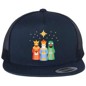 Three Kings Day Epiphany Celebration Christianity Flat Bill Trucker Hat