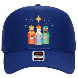 Three Kings Day Epiphany Celebration Christianity High Crown Mesh Back Trucker Hat