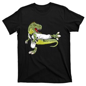 Trex Karate Dinosaur Funny Martial Arts T-Shirt