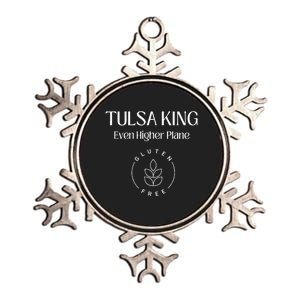 Tulsa King Even Higher Plane Gluten Free Weed Graphic Metallic Star Ornament