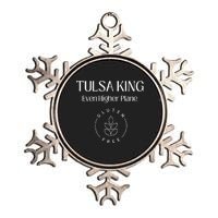 Tulsa King Even Higher Plane Gluten Free Weed Graphic Metallic Star Ornament