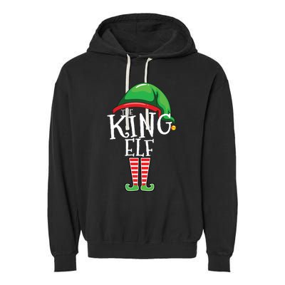 The King Family Matching Group Christmas Gift Dad Garment-Dyed Fleece Hoodie