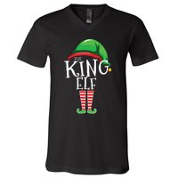 The King Family Matching Group Christmas Gift Dad V-Neck T-Shirt