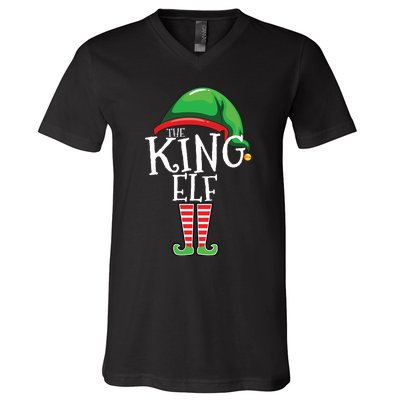 The King Family Matching Group Christmas Gift Dad V-Neck T-Shirt