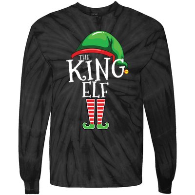 The King Family Matching Group Christmas Gift Dad Tie-Dye Long Sleeve Shirt