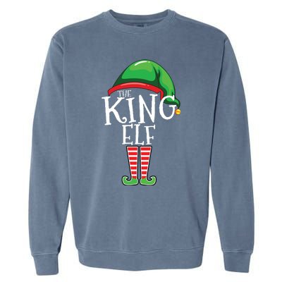 The King Family Matching Group Christmas Gift Dad Garment-Dyed Sweatshirt