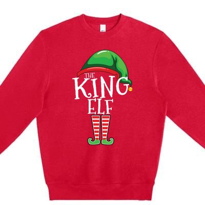 The King Family Matching Group Christmas Gift Dad Premium Crewneck Sweatshirt