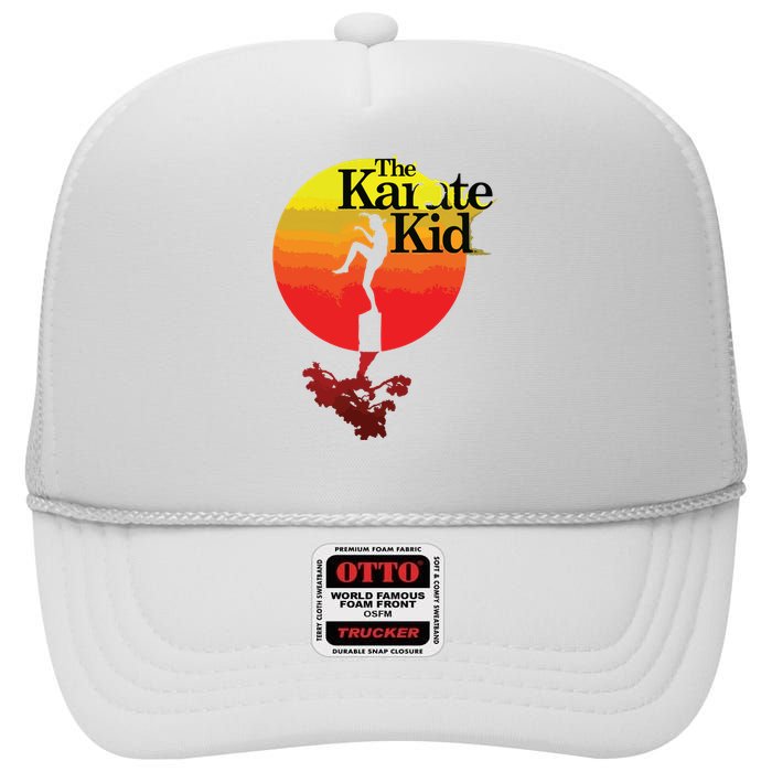 The Karate Funny High Crown Mesh Back Trucker Hat