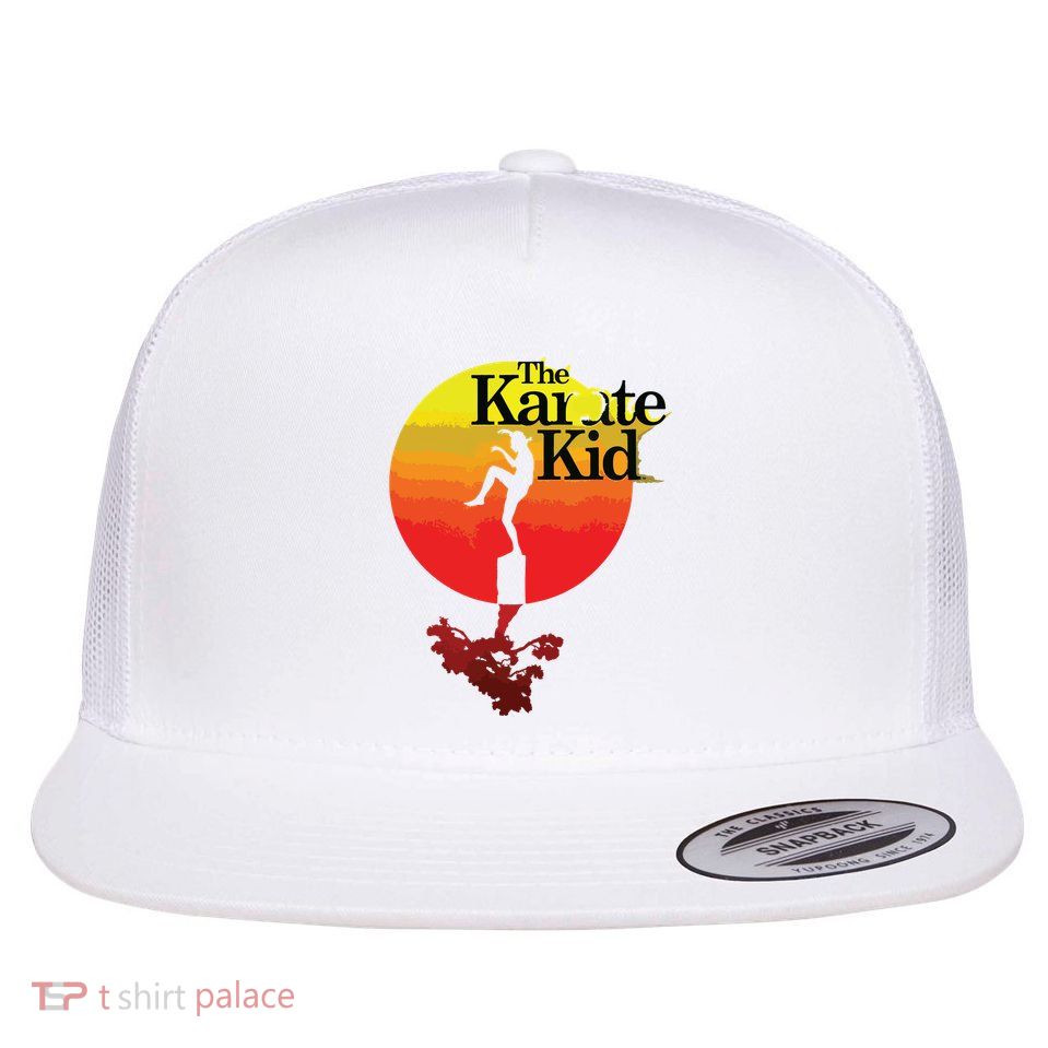 The Karate Funny Flat Bill Trucker Hat