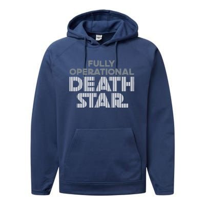 Tommy Kahnle Fully Operational Death Star Performance Fleece Hoodie