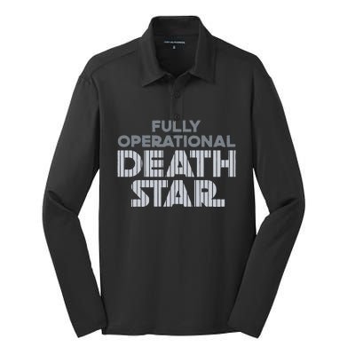 Tommy Kahnle Fully Operational Death Star Silk Touch Performance Long Sleeve Polo