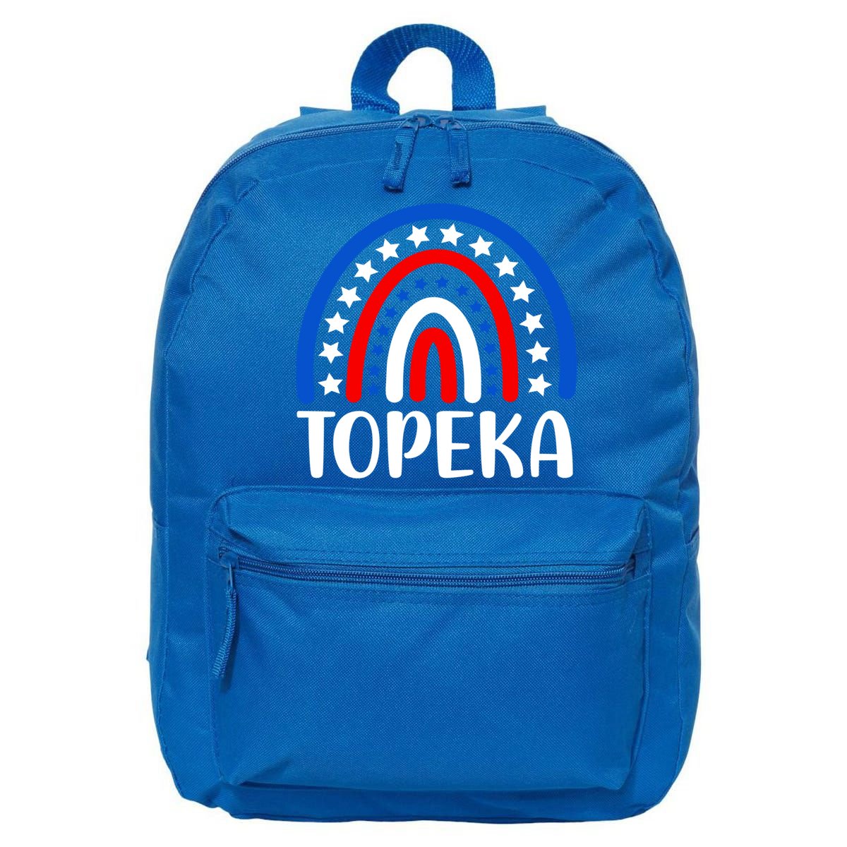 Topeka Kansas Gift I Love Topeka Kansas Usa Gift 16 in Basic Backpack