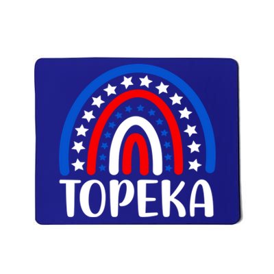 Topeka Kansas Gift I Love Topeka Kansas Usa Gift Mousepad