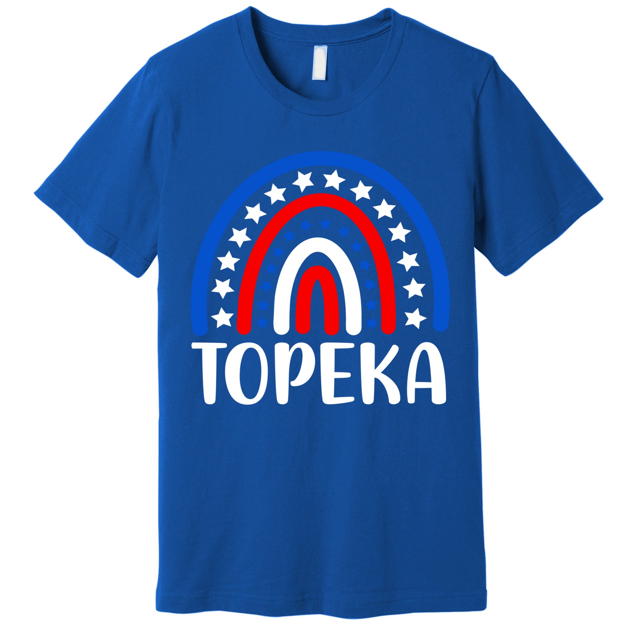 Topeka Kansas Gift I Love Topeka Kansas Usa Gift Premium T-Shirt