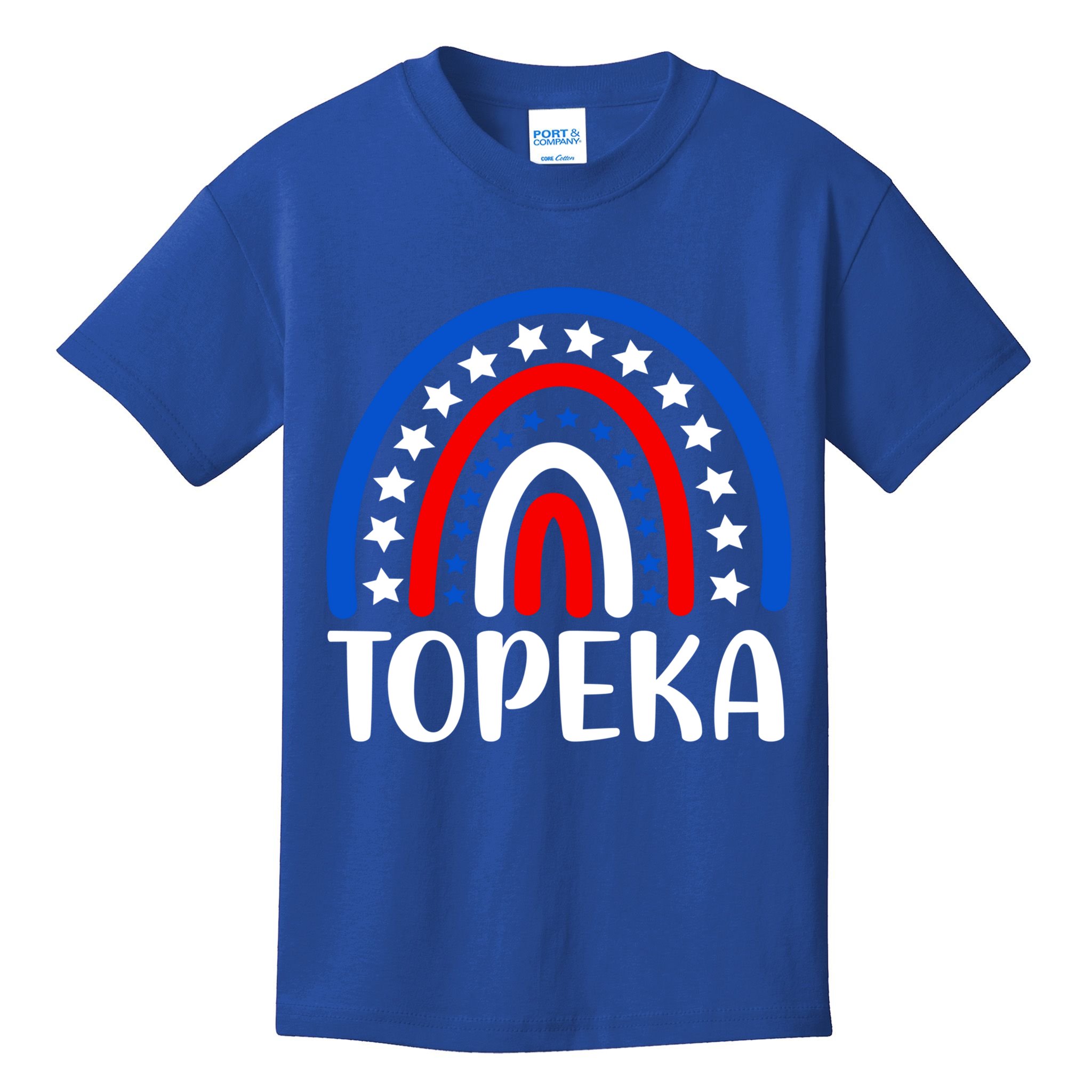 Topeka Kansas Gift I Love Topeka Kansas Usa Gift Kids T-Shirt