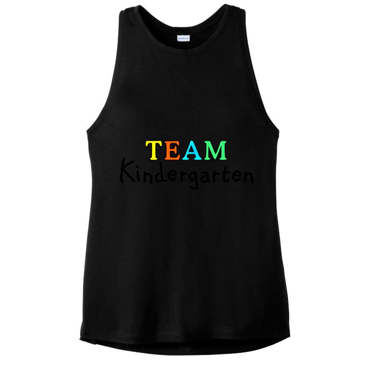 Team Kindergarten Gift Ladies PosiCharge Tri-Blend Wicking Tank
