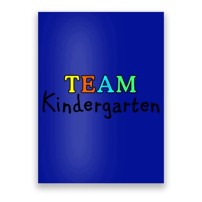 Team Kindergarten Gift Poster