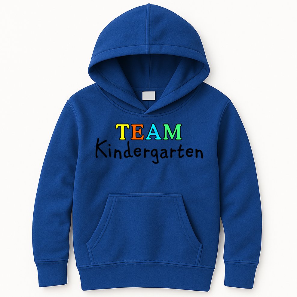 Team Kindergarten Gift Kids Hoodie