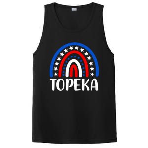 Topeka Kansas Gift I Love Topeka Kansas Usa Cute Gift PosiCharge Competitor Tank