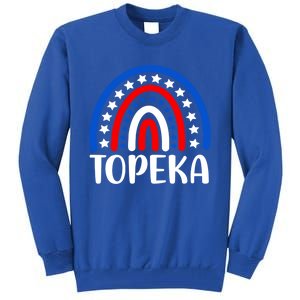 Topeka Kansas Gift I Love Topeka Kansas Usa Cute Gift Tall Sweatshirt