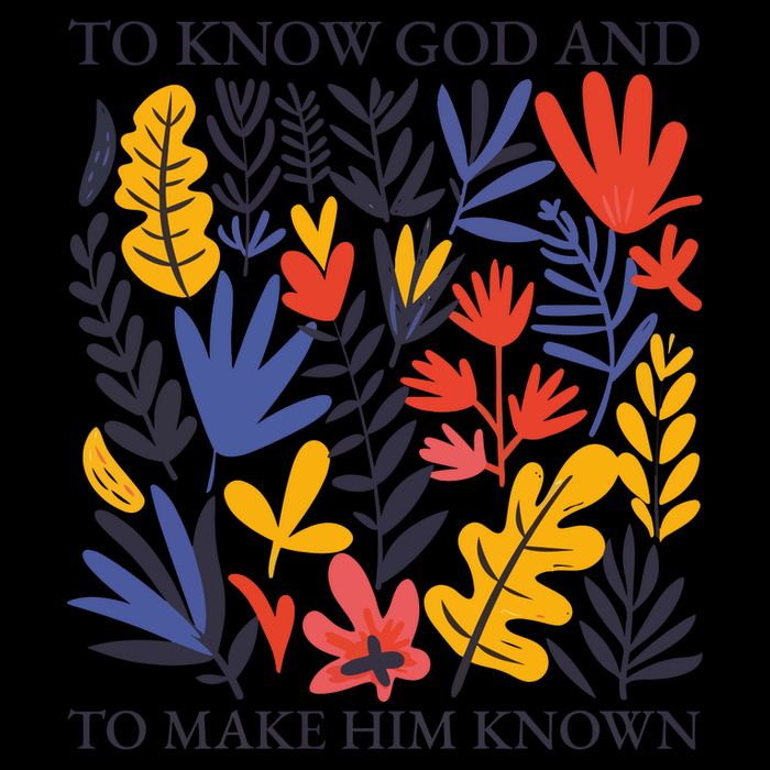 To Know God And Make Him Known Retro Flower Floral Impact Tech Backpack