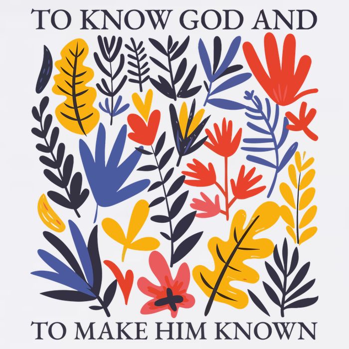 To Know God And Make Him Known Retro Flower Floral Cooling Performance Crew T-Shirt