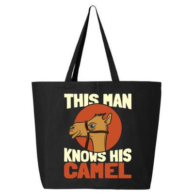 This Knows His Camels Gift Dromedary Dessert Camel Funny Gift 25L Jumbo Tote