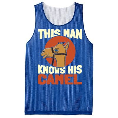 This Knows His Camels Gift Dromedary Dessert Camel Funny Gift Mesh Reversible Basketball Jersey Tank