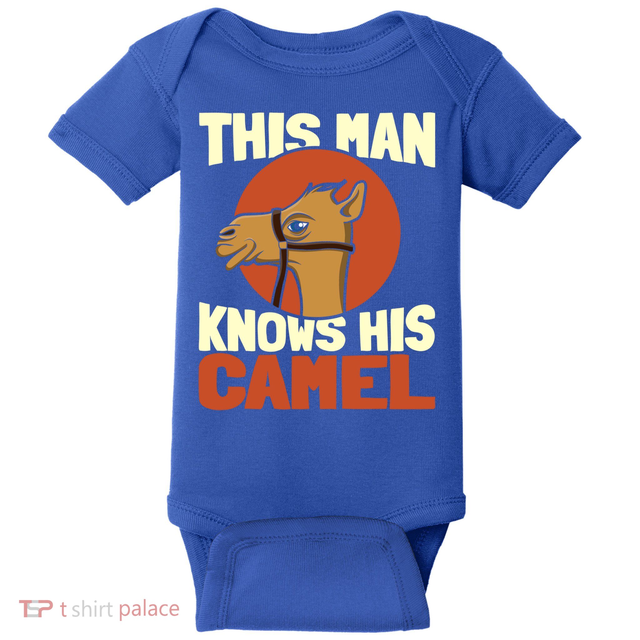 This Knows His Camels Gift Dromedary Dessert Camel Funny Gift Baby Bodysuit