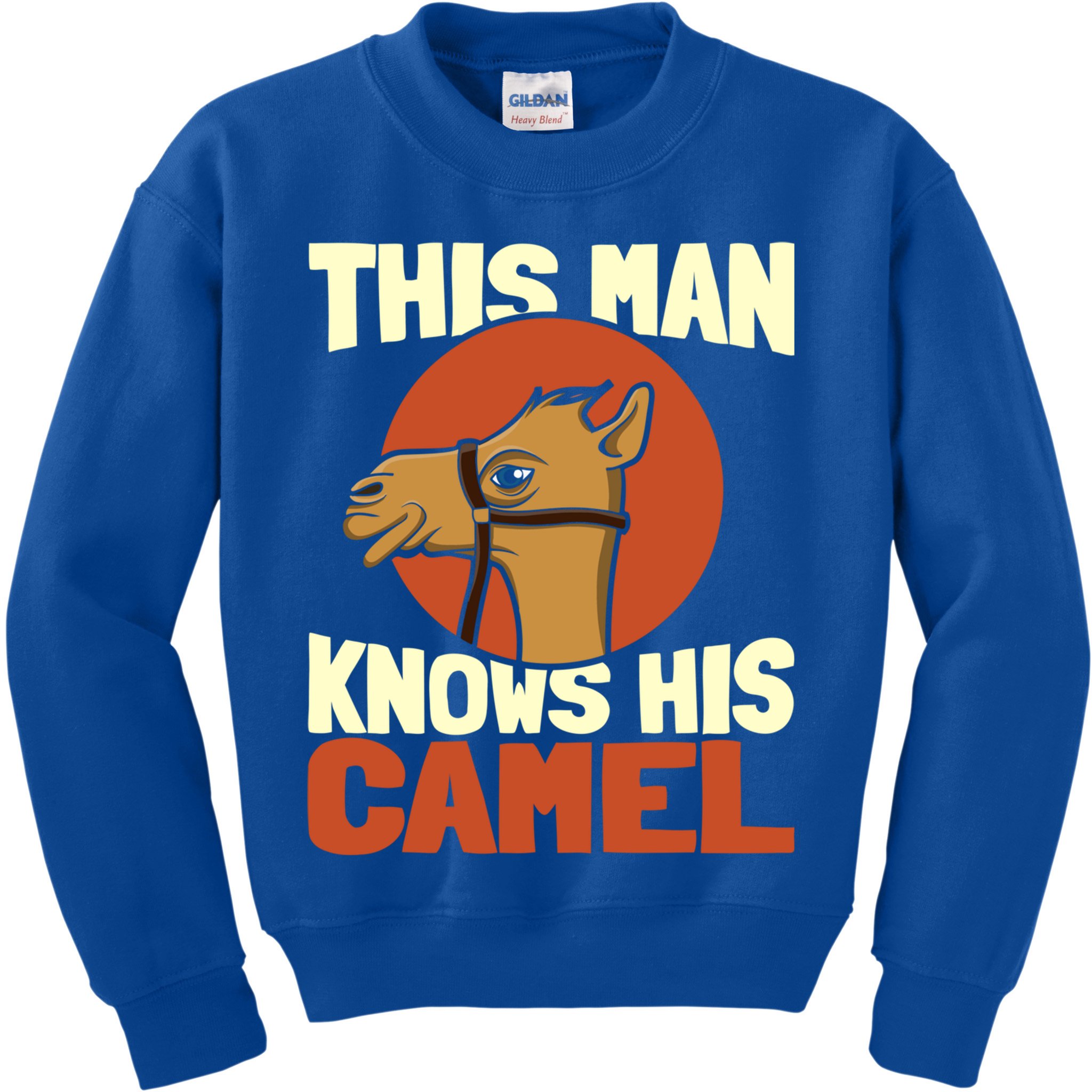 This Knows His Camels Gift Dromedary Dessert Camel Funny Gift Kids Sweatshirt