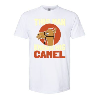 This Knows His Camels Gift Dromedary Dessert Camel Funny Gift Softstyle CVC T-Shirt