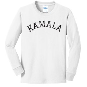 Team Kamala Harris Kids Long Sleeve Shirt